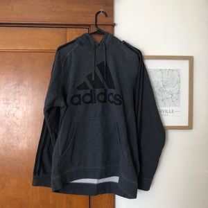 ADIDAS grey hoodie